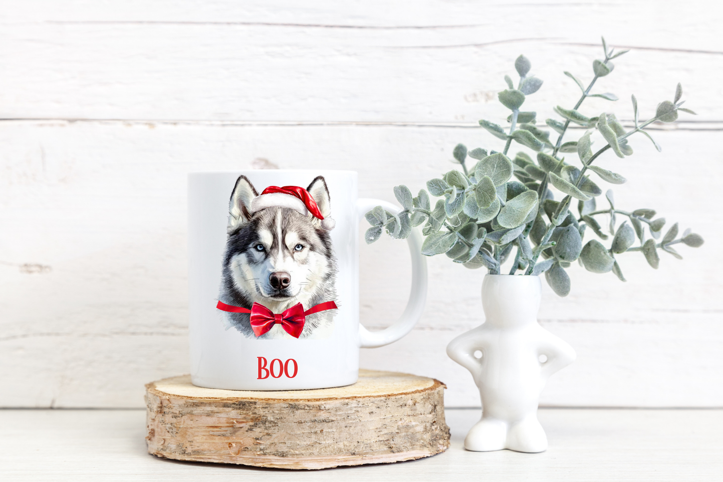 Personalised Christmas Dog Mug