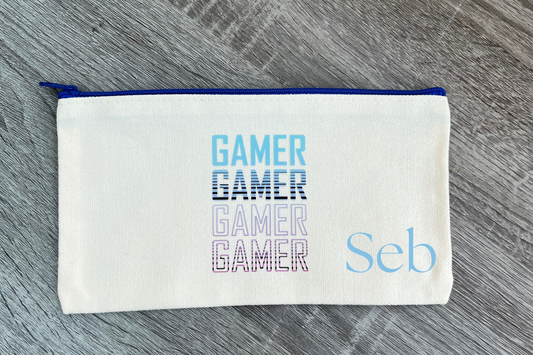 Personalised Gamer Pencil Case