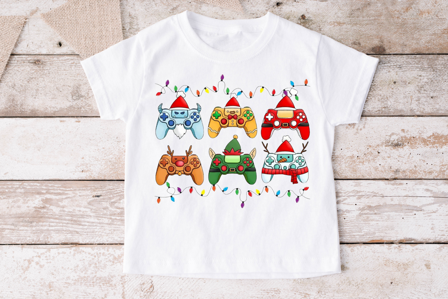 Christmas Gaming Controller T Shirt