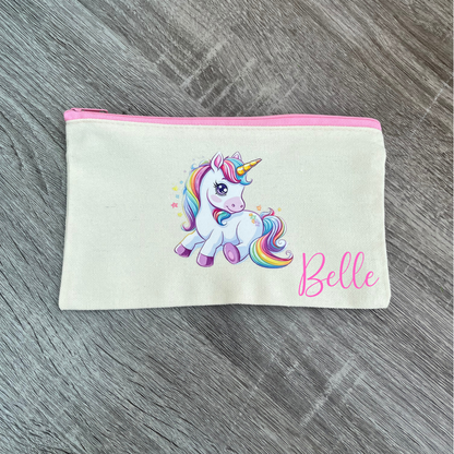 Personalised Unicorn Pencil Case