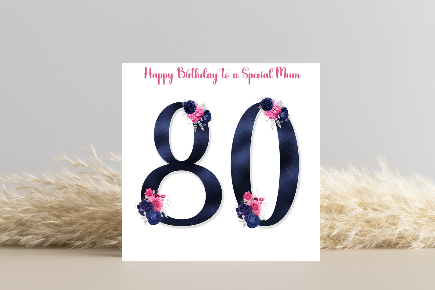 Personalised 80th Birthday Card