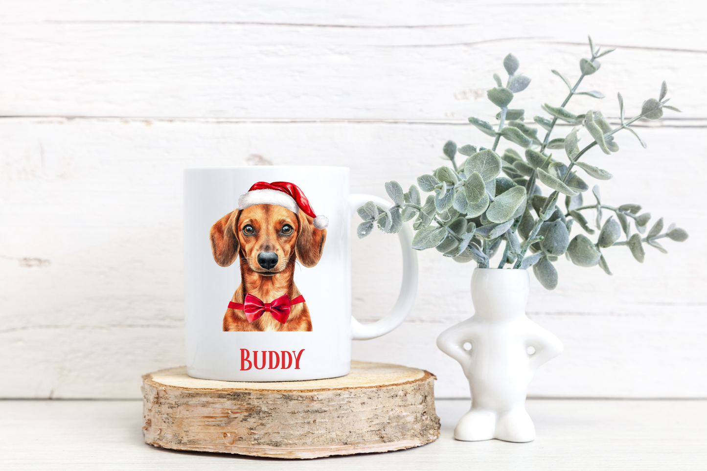 Personalised Christmas Dog Mug