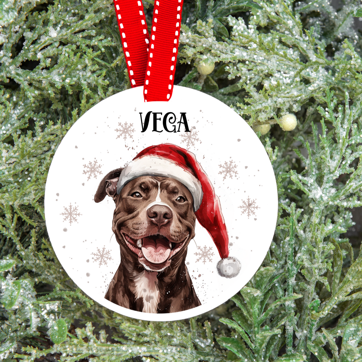 Personalised Dog Christmas Tree Decoration