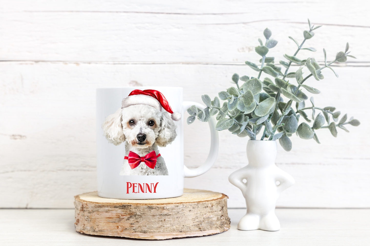 Personalised Christmas Dog Mug