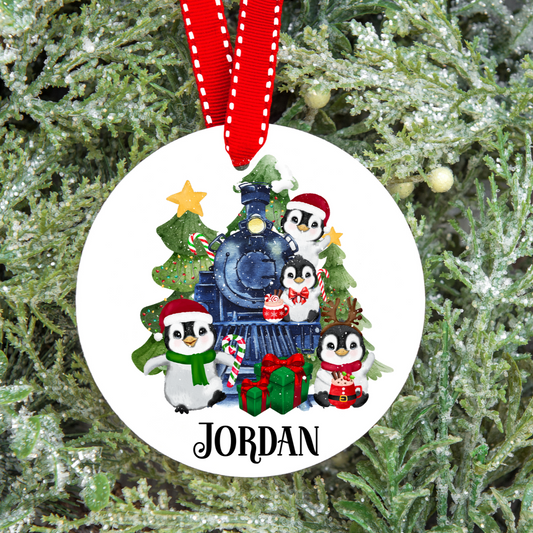 Personalised Penguin | Dinosaur Christmas Tree Decoration