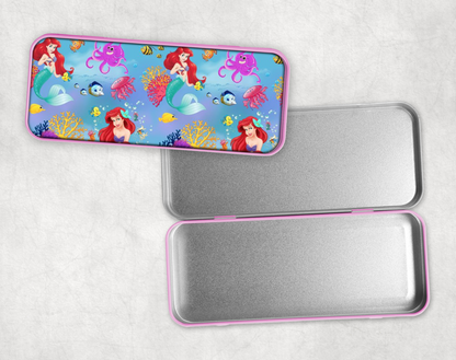 Personalised Little Mermaid Pencil Tin