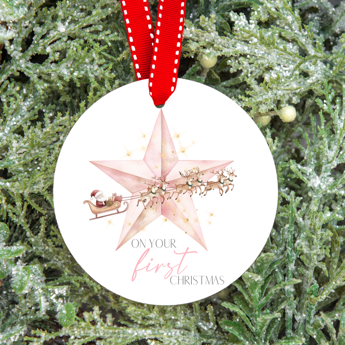 Star On Your First Christmas Tree Decoration