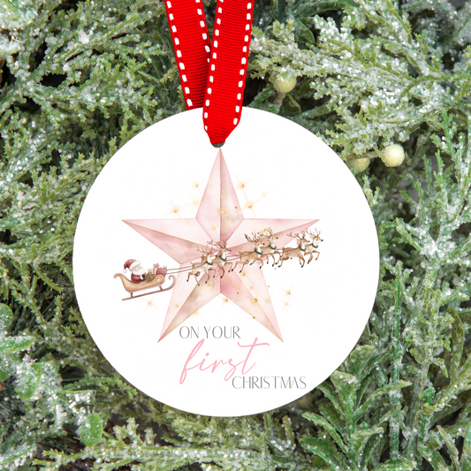 Star On Your First Christmas Tree Decoration