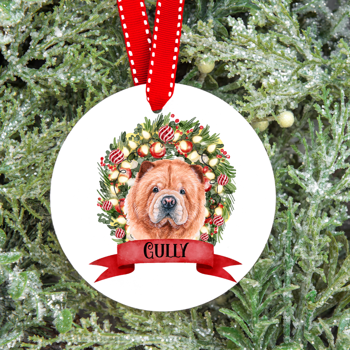 Personalised Dog Christmas Tree Decoration