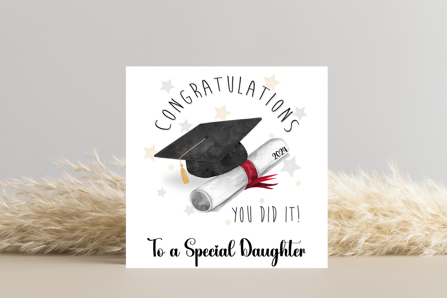 Personalised Congratulations You Did It! Graduation Card 2024