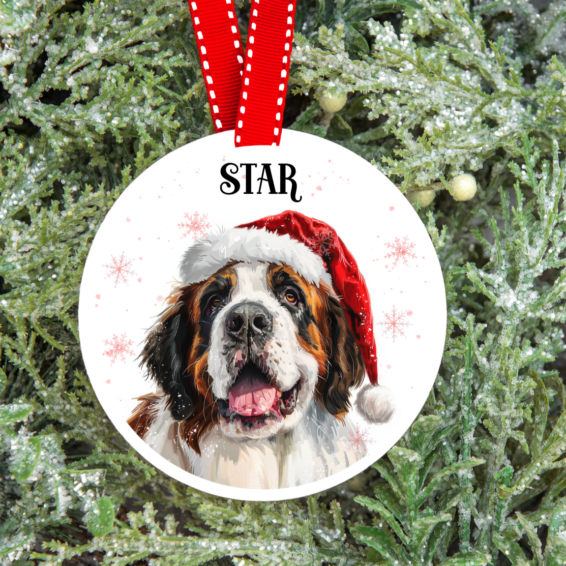 Personalised Dog Christmas Tree Decoration