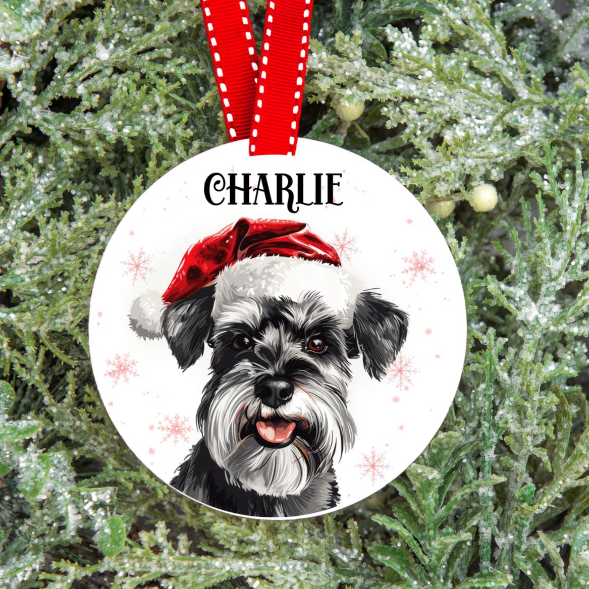 Personalised Dog Christmas Tree Decoration