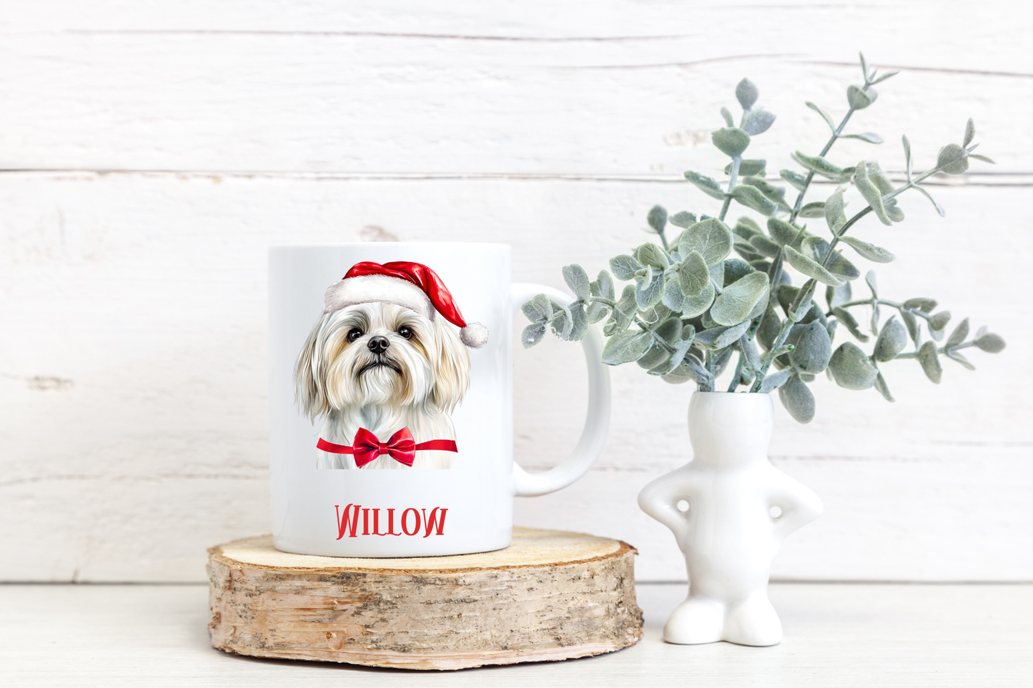 Personalised Christmas Dog Mug