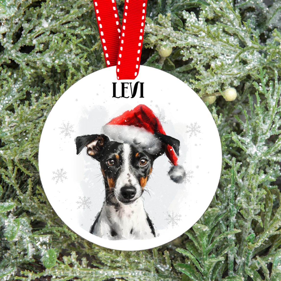 Personalised Dog Christmas Tree Decoration