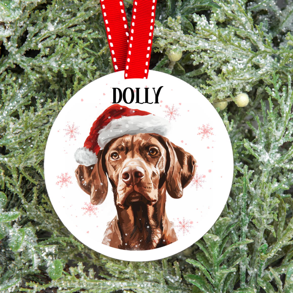 Personalised Dog Christmas Tree Decoration