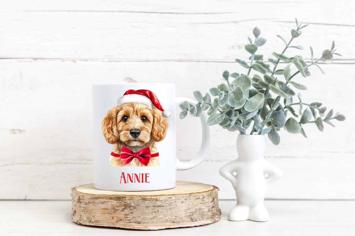 Personalised Christmas Dog Mug