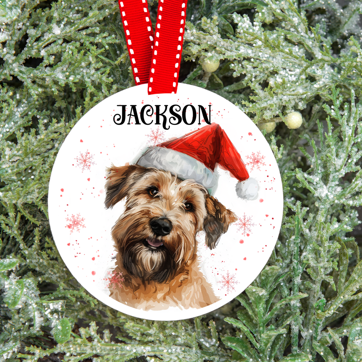 Personalised Dog Christmas Tree Decoration