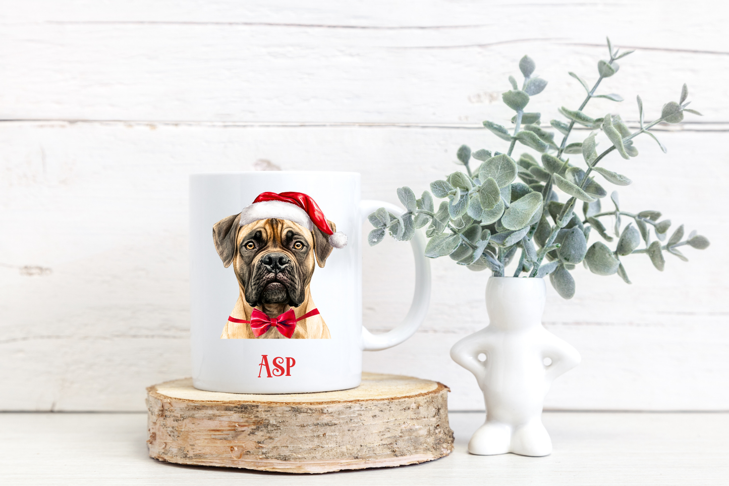 Personalised Christmas Dog Mug