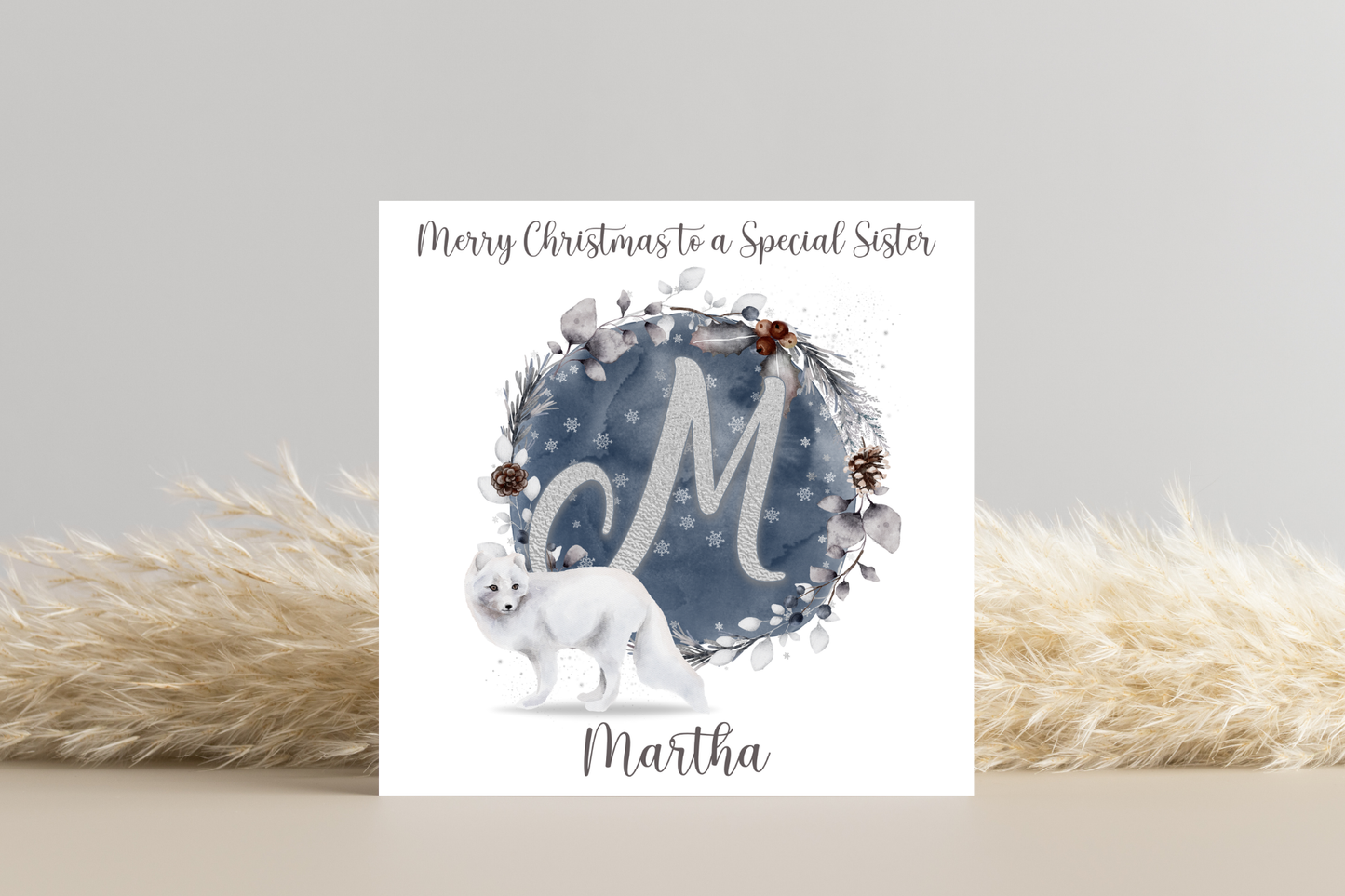 Personalised Polar Bear Christmas Card