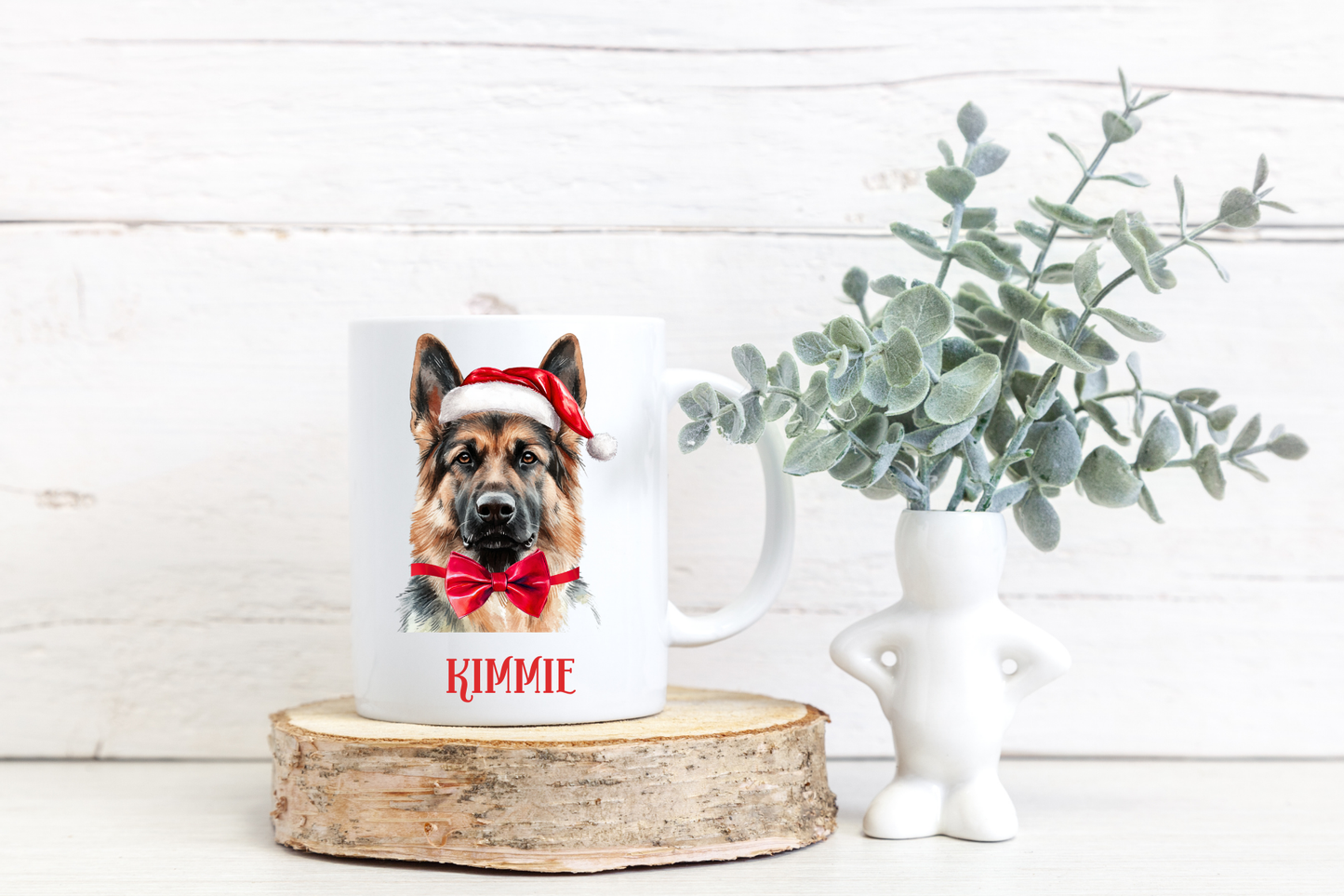 Personalised Christmas Dog Mug