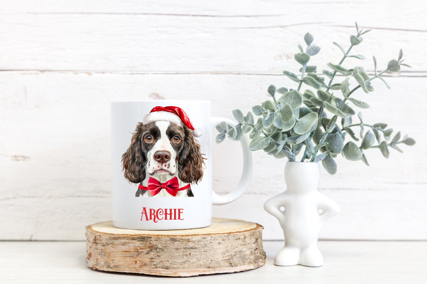 Personalised Christmas Dog Mug