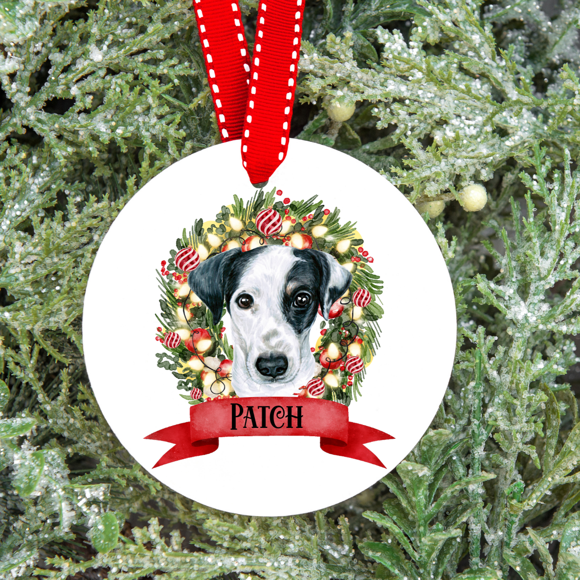 Personalised Dog Christmas Tree Decoration