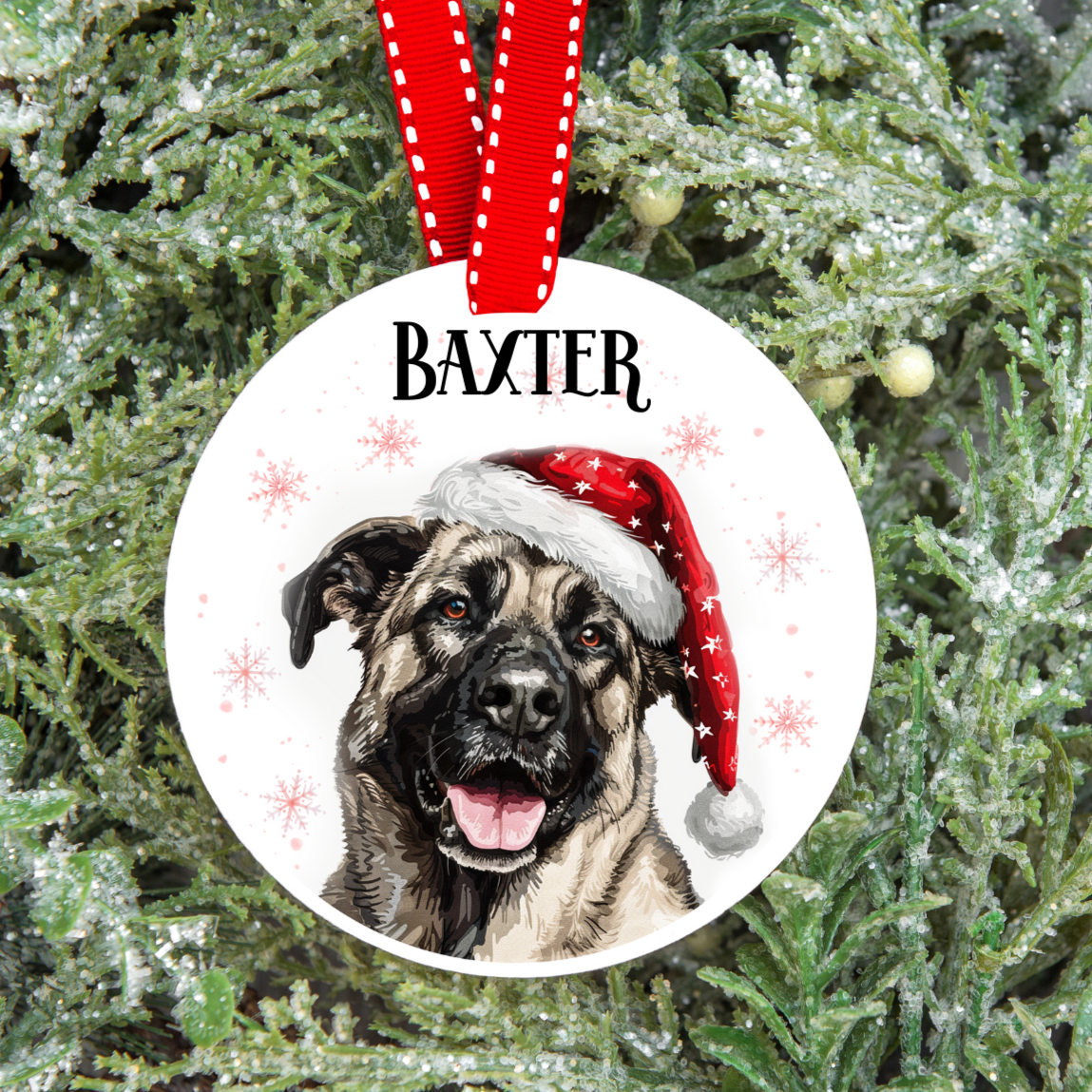 Personalised Dog Christmas Tree Decoration