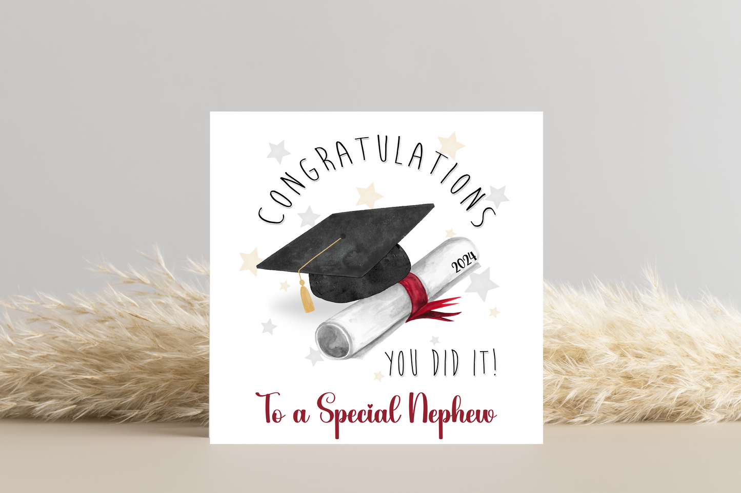 Personalised Congratulations You Did It! Graduation Card 2024