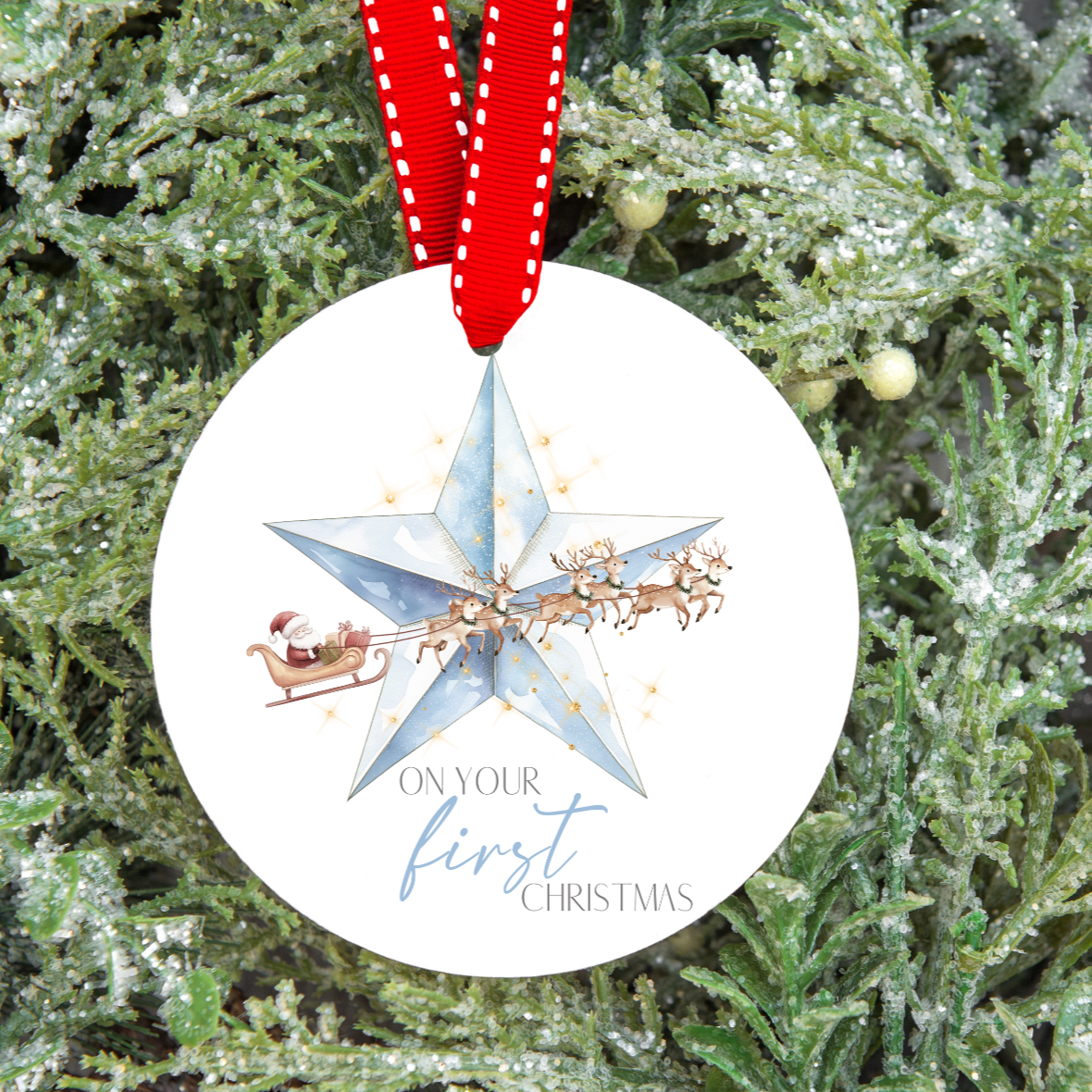 Star On Your First Christmas Tree Decoration