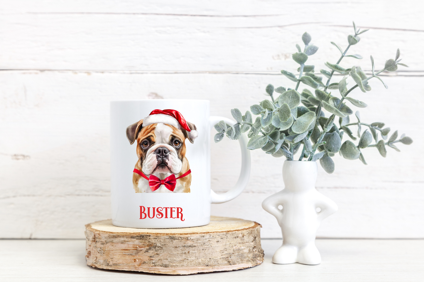 Personalised Christmas Dog Mug