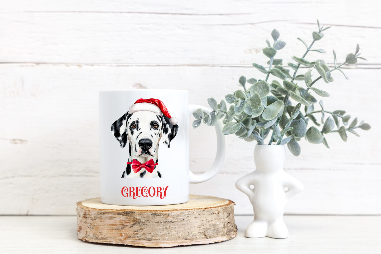 Personalised Christmas Dog Mug