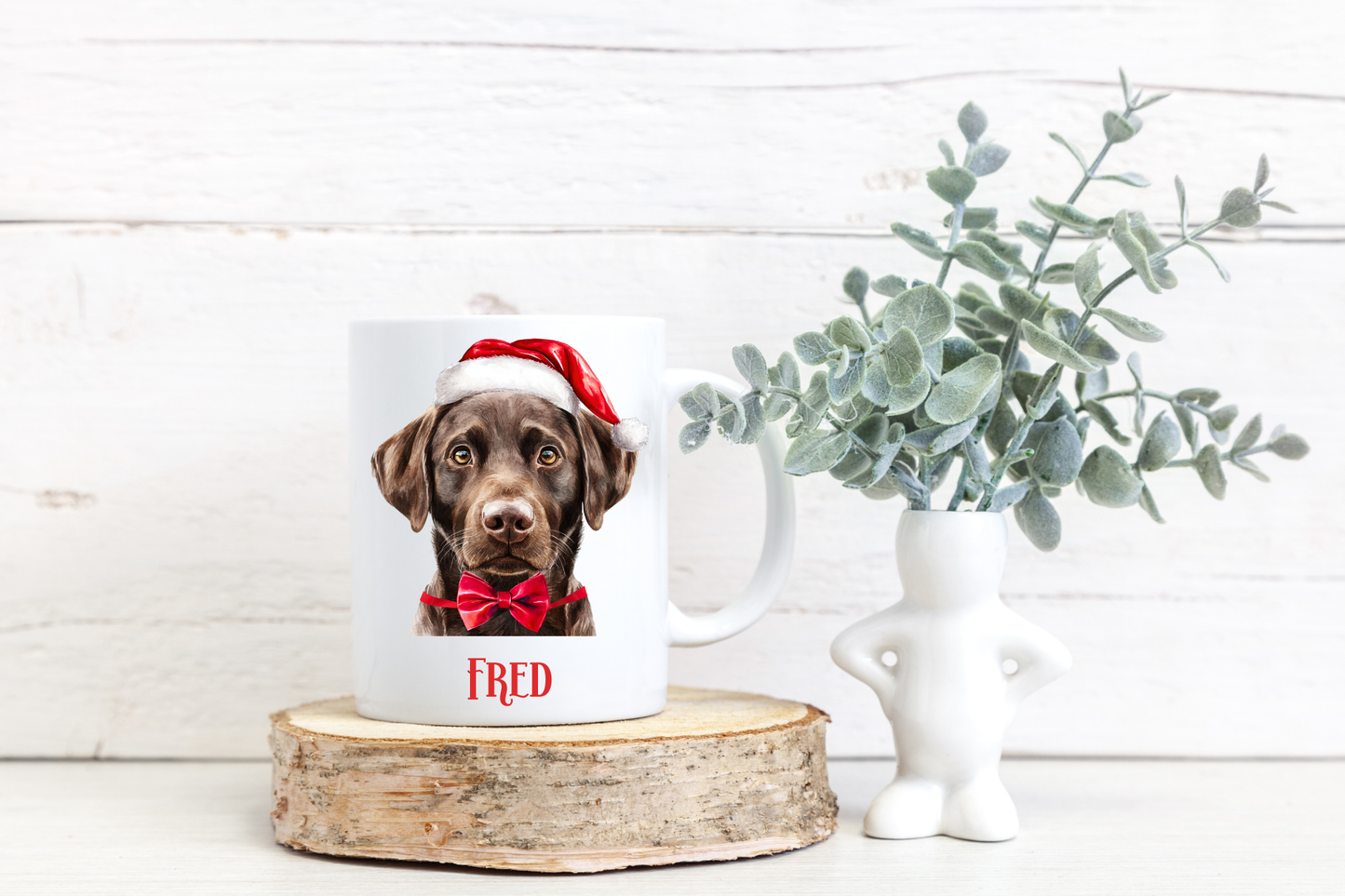 Personalised Christmas Dog Mug