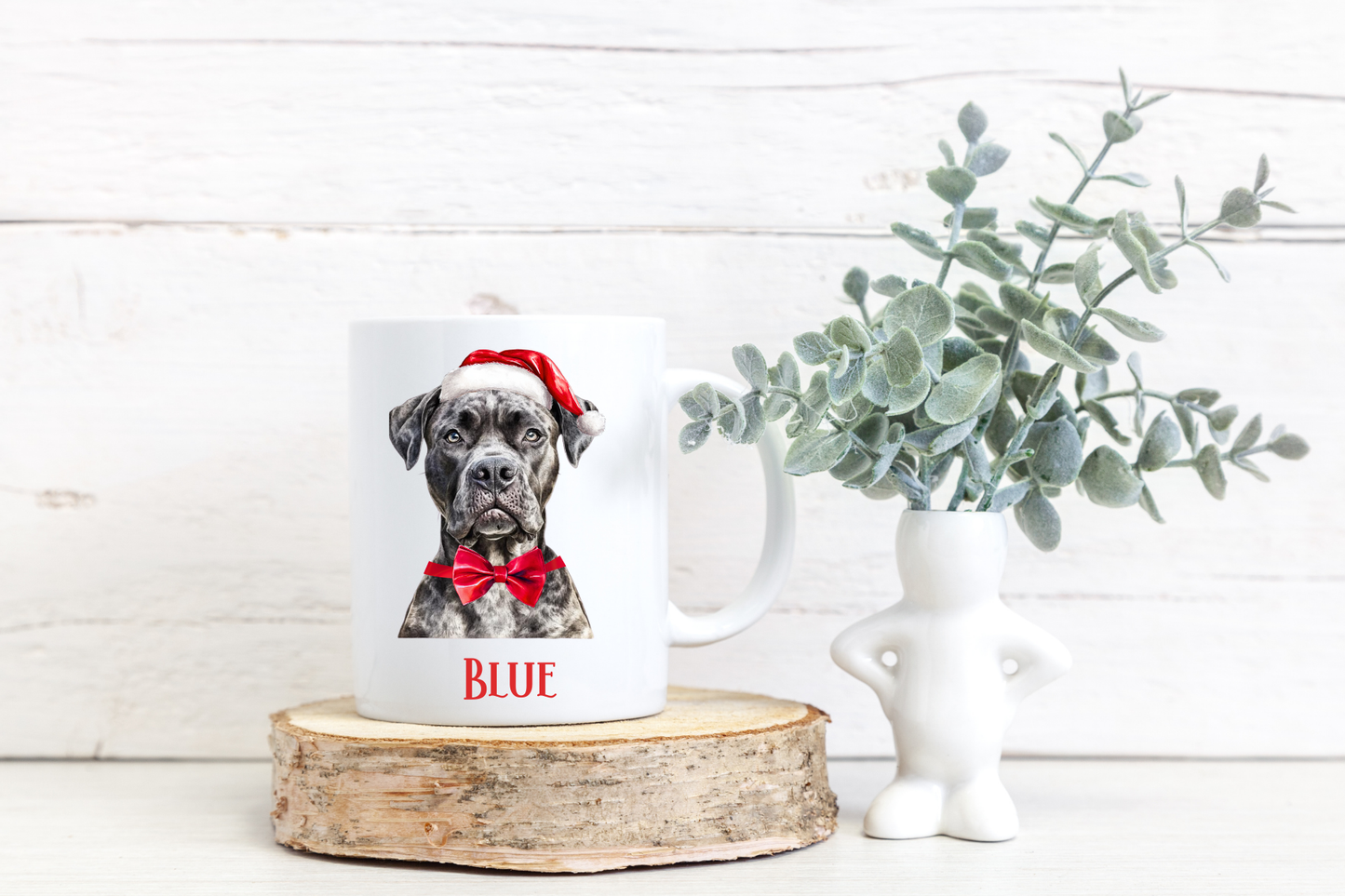 Personalised Christmas Dog Mug