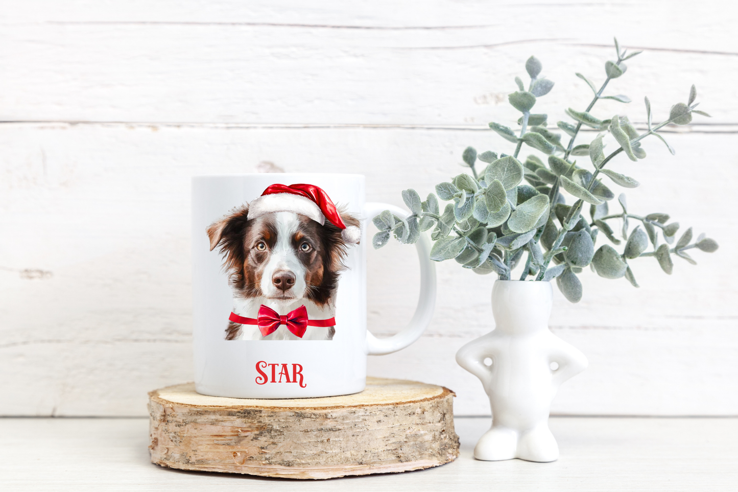 Personalised Christmas Dog Mug