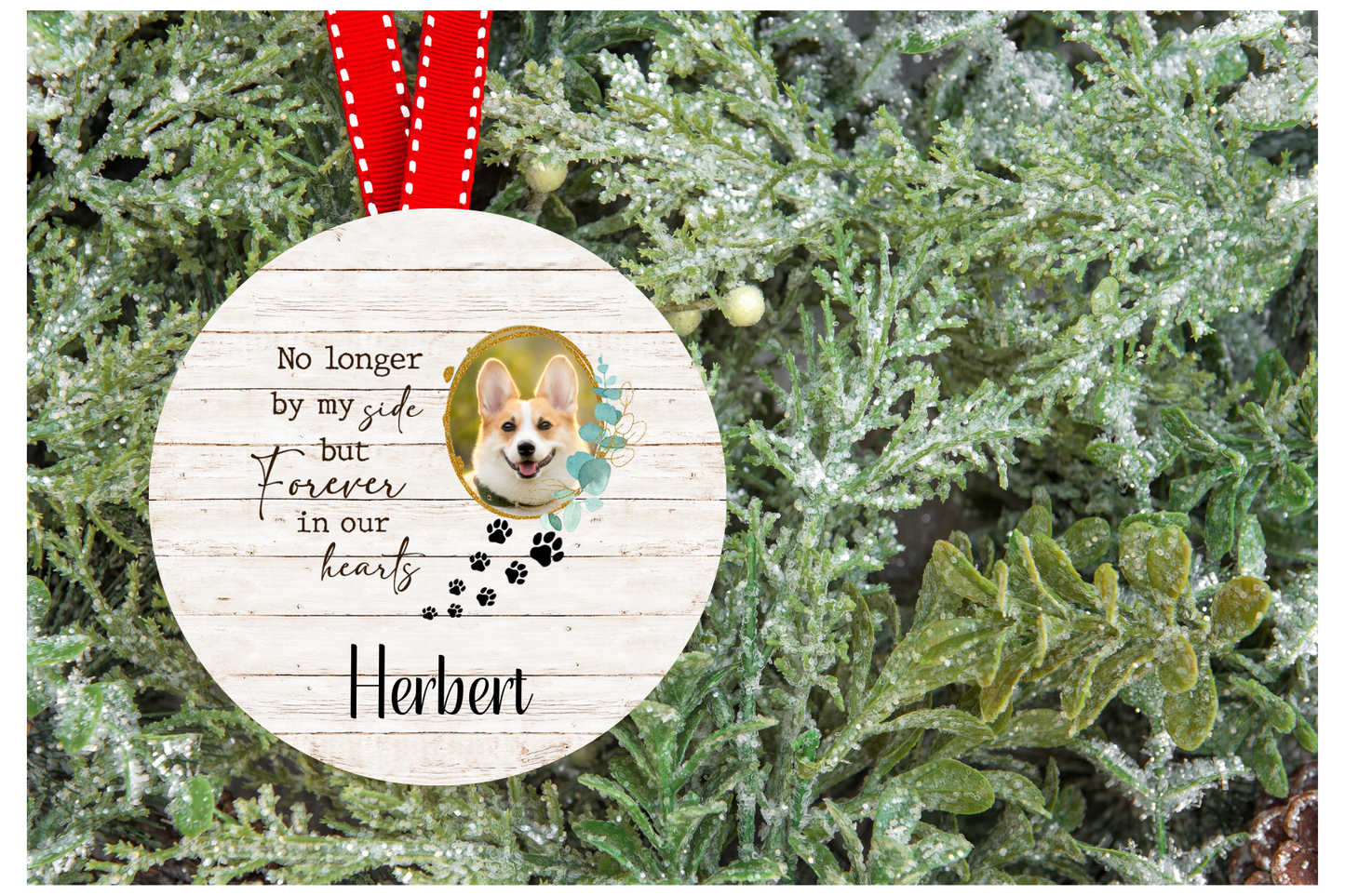 Personalised Pet Memorial Christmas Tree Decoration