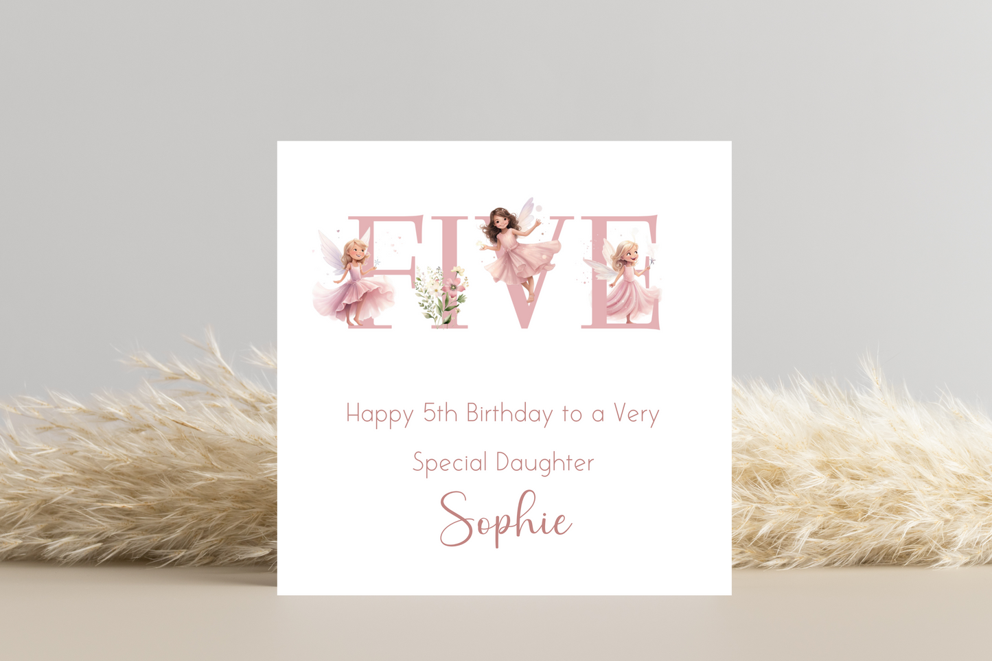 Personalised Fairy Birthday Card