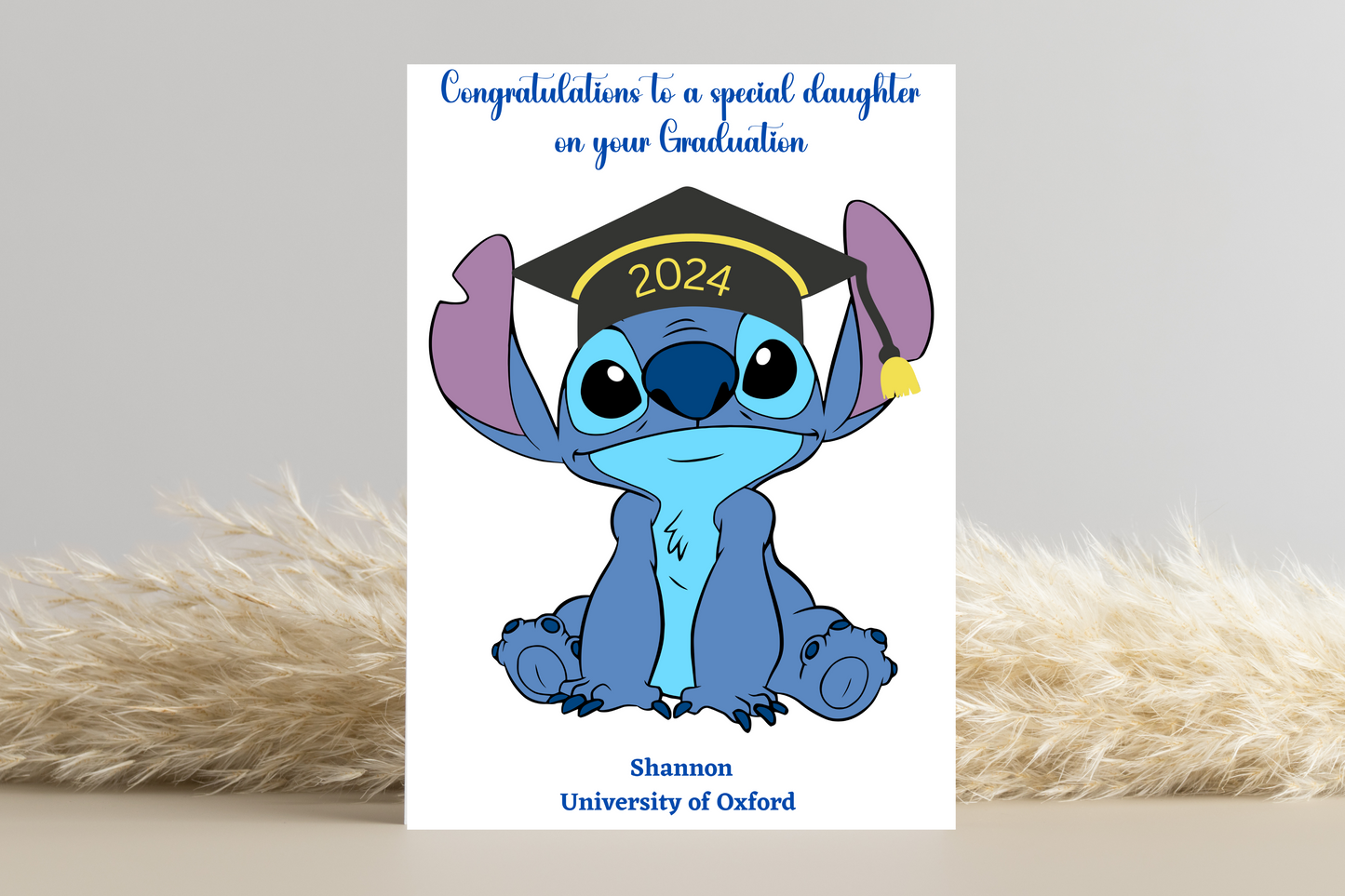 Personalised Stitch Graduation Card  Graduation 2024