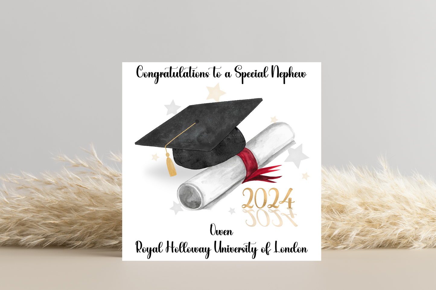 Personalised Congratulations Graduation Card 2024