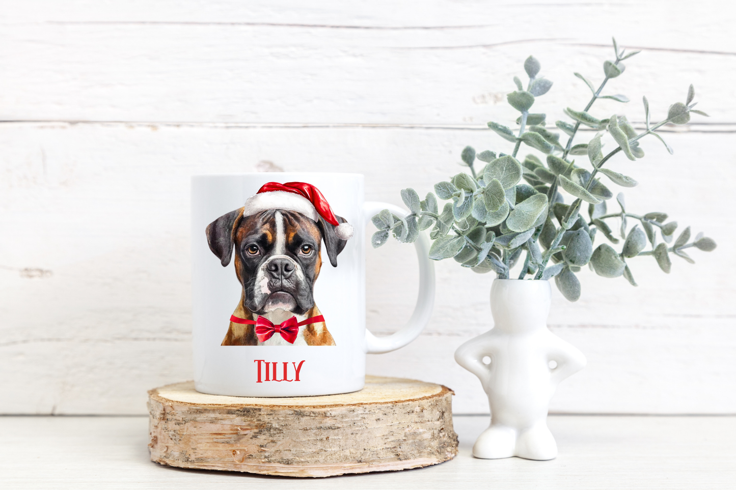 Personalised Christmas Dog Mug