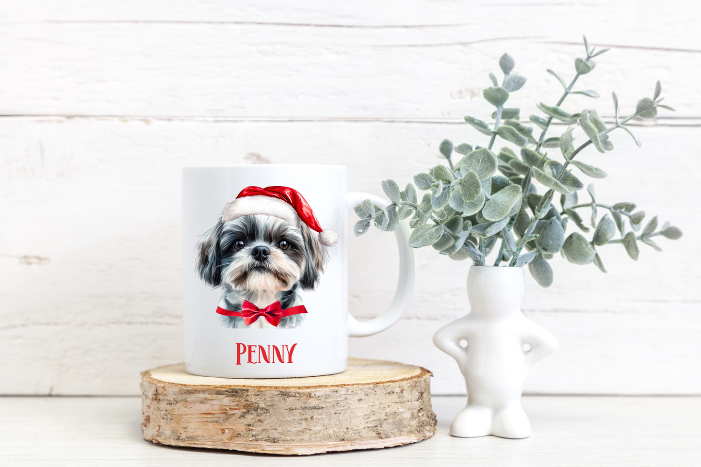 Personalised Christmas Dog Mug