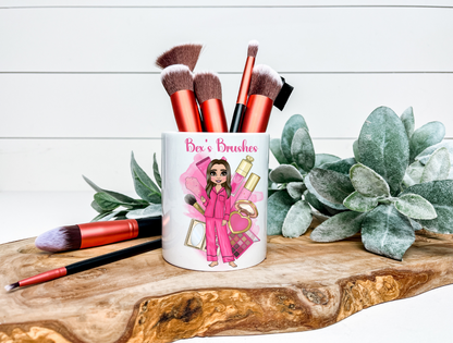 Personalised Girls Make up Brush Holder