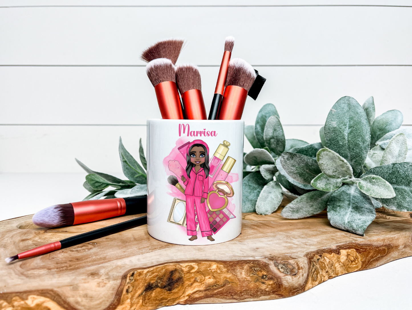 Personalised Girls Make up Brush Holder