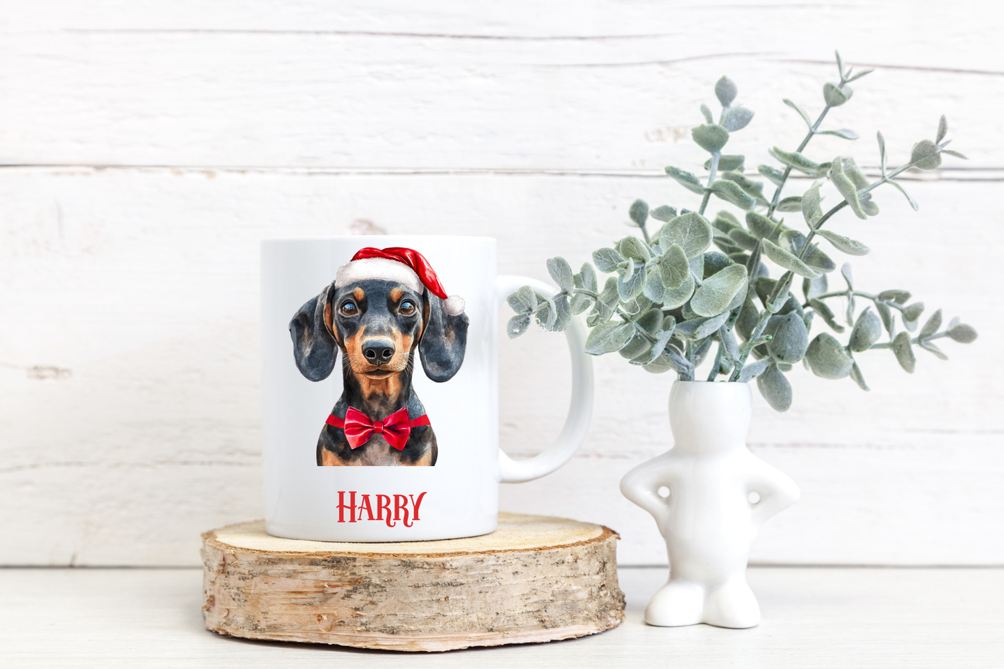 Personalised Christmas Dog Mug