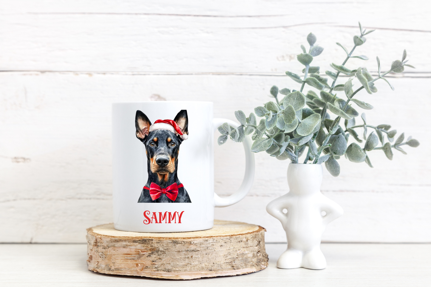 Personalised Christmas Dog Mug