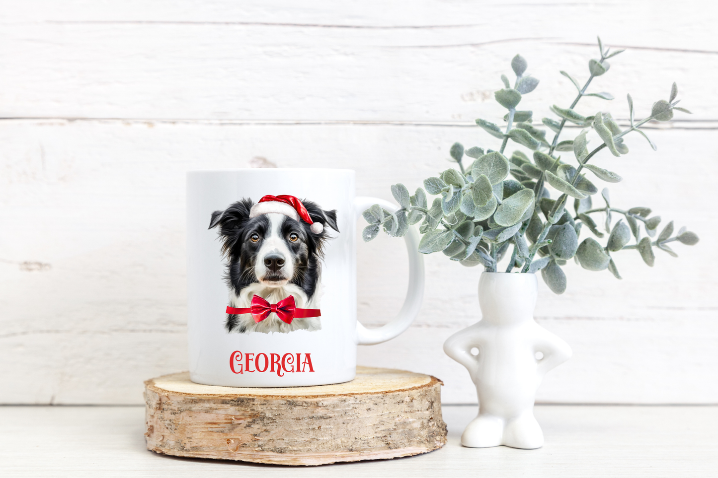 Personalised Christmas Dog Mug