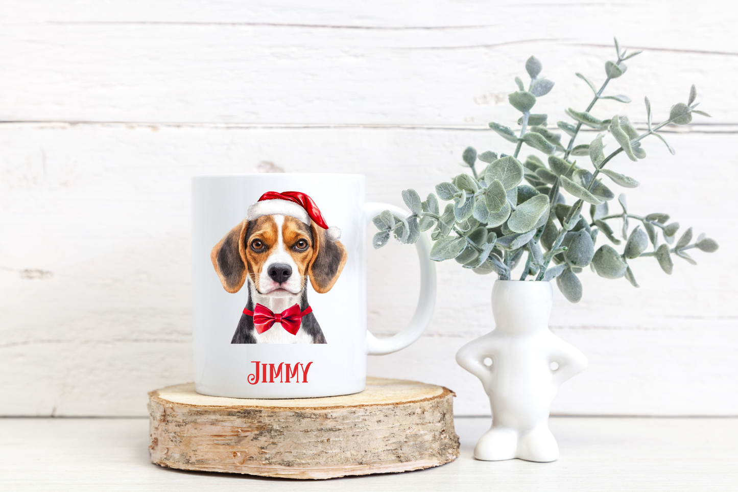 Personalised Christmas Dog Mug