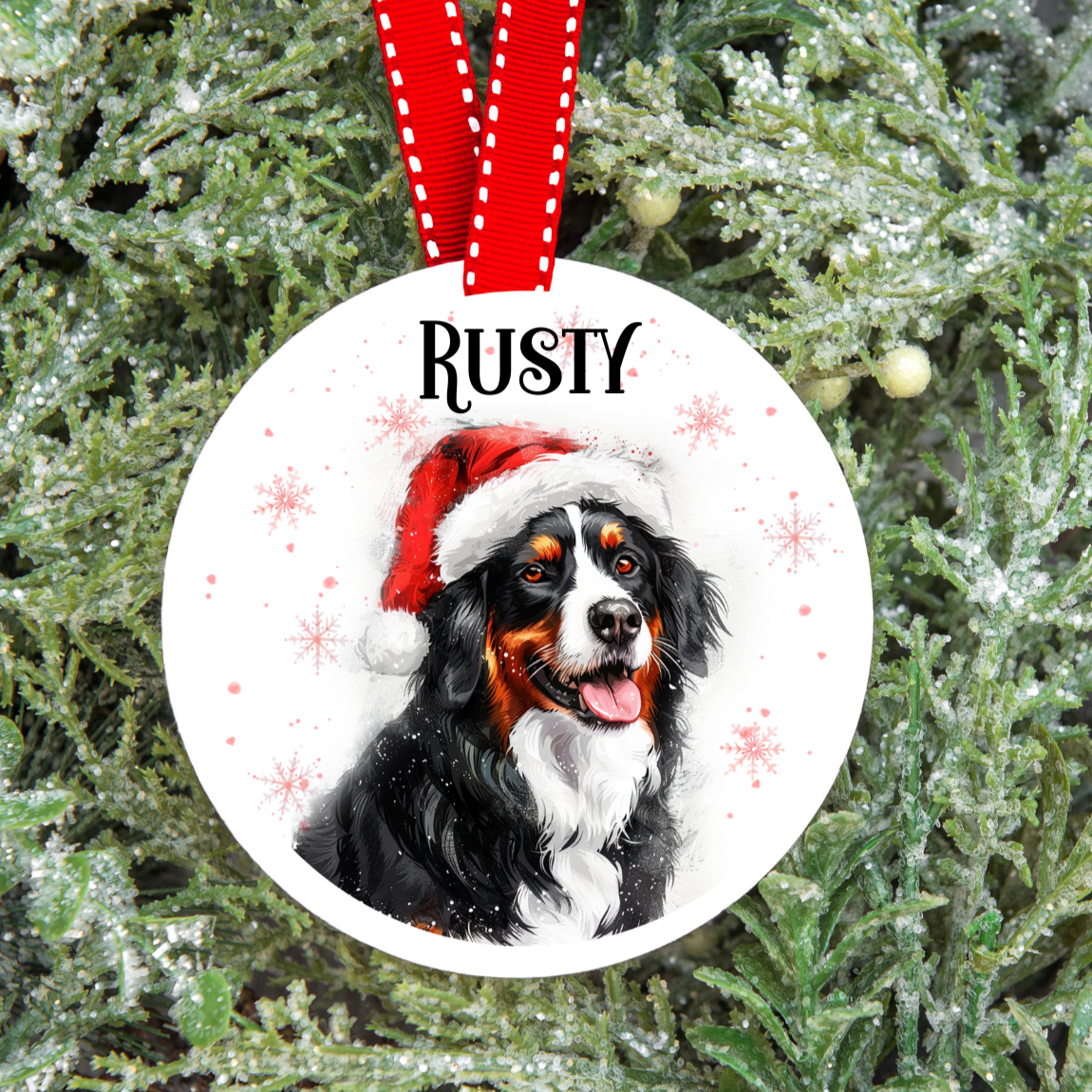 Personalised Dog Christmas Tree Decoration