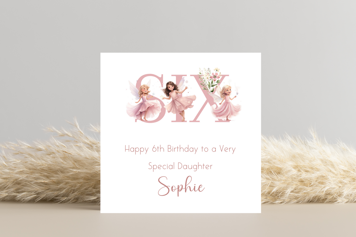 Personalised Fairy Birthday Card