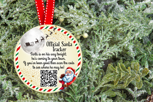 Official Santa Tracker Christmas Tree Decoration