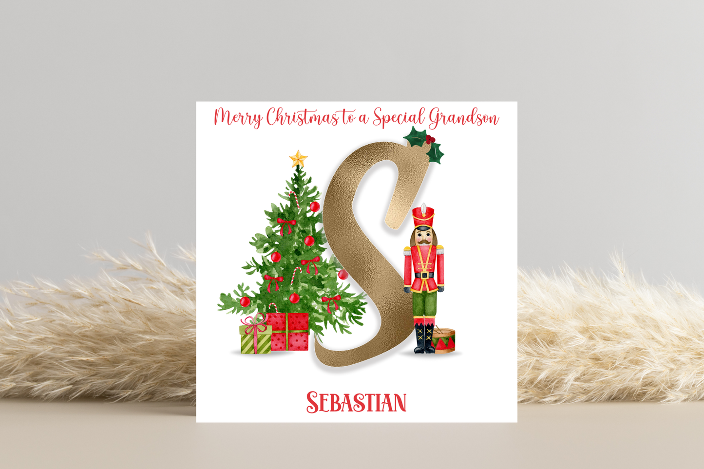 Personalised Nutcracker Christmas Card